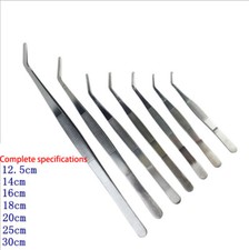 Pinzas para peces de 30 cm tanque curva planta pinzas largas mango pinzas de alimentación herramienta de acero Tweezers price