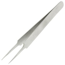 1X( Pointy Tip Polished Stainless Steel Straight Tweezers 11cm T5B9)4644 Tweezers price