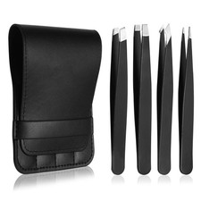 Pinzas para cejas - Juego de pinzas de acero inoxidable con punta afilada para uso preciso Tweezers price