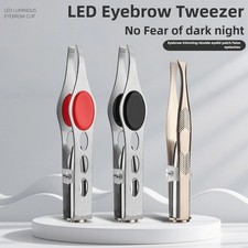 Pinzas para cejas con luz LED - Herramienta de depilación portátil - Diseño inteligente Tweezers price