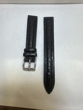 Correa de reloj Apollo 16 mm de cuero genuino negra nueva SM42 Wristwatches price