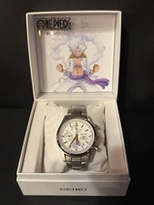 Reloj cronógrafo SEIKO x ONE PIECE Luffy Gear 5 esfera blanca limitado con caja Wristwatches price