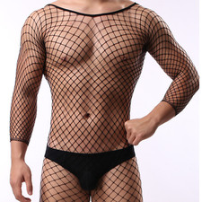 Malla De Pescado Para Hombre Body De Lencería Mono Sexy Para Novio Esposo Briefs de hombre price