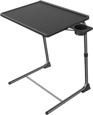 Mesa Auxiliar Ajustable Plegable TV Bandeja Cama Sofá 6 Alturas 3 Inclinaciones Auxiliares Materiales price