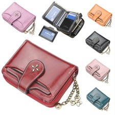 Cartera de cuero para mujer con tarjetero de crédito bolso sin asas pequeño bolsillo para monedas bolso de mano Card Soporte de mujer price
