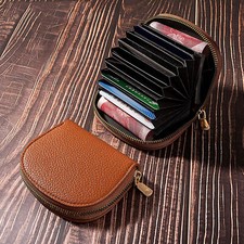 Women's Short Small Wallet Lady Leather Folding Coin Card Holder Money Purse Card Soporte de mujer price