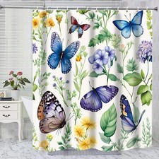 Cortina de ducha de mariposa de 72 x 72 pulgadas para ducha de baño Ducha/ Baño Cortina price