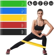 5 Piezas Bandas de Lazo de Ejercicio de Resistencia Fitness Yoga Entrenamiento Bandas de Resistencia Resistance Banda price
