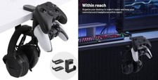 Soporte para auriculares y controlador para juegos de PC, abrazadera universal. Accesorio para auriculares price