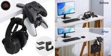 Soporte para auriculares y controlador para juegos de PC, abrazadera universal. Accesorio para auriculares price