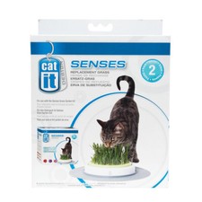 Catit Repuesto De Césped Para Senses Jardín Paquete De 2 Suministros Para Gatos Jardín Suministros price