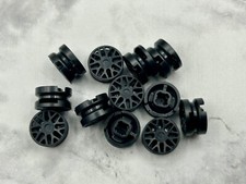 Piezas Lego 12 ~ Rueda Negra 11mm D. x 6mm con 8 Radios 'Y' Vehículo Coche ~ Nº 93595 Juguete Truck y Construction Vehicle price