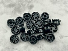 Piezas Lego 20 ~ Rueda Negra 11mm D. x 6mm con 8 Radios 'Y' Vehículo Coche ~ Nº 93595 Juguete Truck y Construction Vehicle price