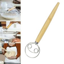 1x Batidor Mezclador de Masa Danés Original Gran Tamaño Mezclador de Acero Holandés NUEVO Dough Mixer price