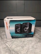 Altavoces Compoint Alimentados por USB Portátil Multimedia Estéreo PC Laptop Audio Negro Powered Altavoz price