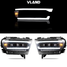 VLAND FULL LED Projector Headlights For 2019-2023 RAM 1500 Sequential Indicator Repuestos Piezas y Accesorios price