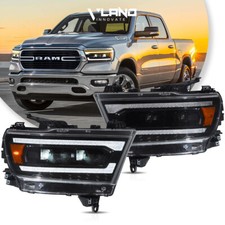 Amber VLAND FULL LED Projector Headlights For 2019-2023 RAM 1500 W/Animation Repuestos Piezas y Accesorios price