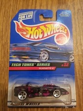 Hot Wheels Tech Tone Series Silhouette ll 1997 #2 de 4 autos negro y rosa #746 Tech Juguete price