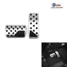 2pcs For Dodge Durango Jeep Grand Cherokee 2011-2018 Gas Brake Pedal Pad Set Pedal Set price
