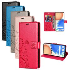 Funda Para Honor X8 Funda Protectora Carcasa De Teléfono Cartera Estuche Flores Teléfono Estuche price