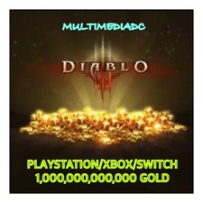 DIABLO 3 CADA CONSOLA - CANTIDAD MASIVA DE ORO - 1.000.000.000.000 BILLONES PlayStation Juego Console price