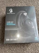 AURICULARES INALÁMBRICOS SOBRE LA OREJA Base Booster / Negros Over- Ear Auriculares price