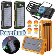 100000mAh Cargador Solar Portátil De Batería 4USB Para Celulares Tablet Teléfono Tablet Cargador price