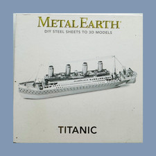 Kit Modelo 3D Metal Tierra Titanic Acero Cortado con Láser Nuevo Caja Abierta Envío Hágalo Usted Mismo Juguete Ship price