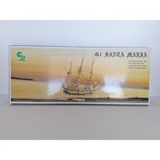 Kit de barco modelo madera Santa María #61 - Réplica Nao Clase 1492 sin montar vintage Juguete Ship price