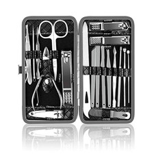 Juego Set De 19 Manicura Y Pedicura Profesional Para Corta Uñas Acero Inoxidable Manicure y Pedicure Set price