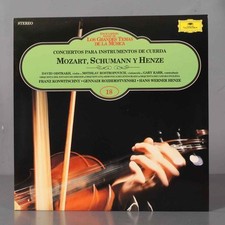 LP. CONCIERTOS PARA INSTRUMENTOS DE CUERDA MOZART, SCHUMANN Y HEN Instrumentos de cuerda price