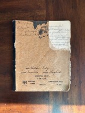 Libro de composición de Roberts and Meck de colección de 1936 cuaderno de escuela secundaria Used Portátil y Cuaderno price