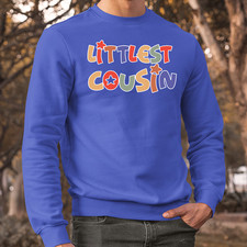 Sudadera Littlest Cousin Multicolor Impresa Para Bebé Nueva Revelación Familiar Sudadera para bebé price