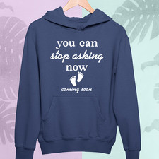 AF Merch Sudadera con Capucha Infantil Para Anunciar Bebé Unisex Sudadera para bebé price