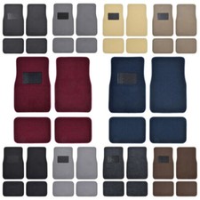 Car Carpet Floor Mats 4 Piece Rug Vinyl Heel Pad for Sedan & SUV Car Accessories Coche Floor Colchoneta price