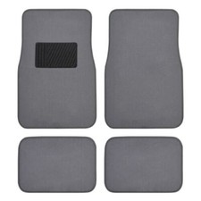 Original Gray Carpet Car Floor Mats - Set of 4 Driver Passenger and Utility Pads Coche Floor Colchoneta price