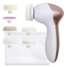 Limpiador facial eléctrico 7 en 1 con cepillo giratorio y cabezales de piedra pómez Skin y Cara Cleansing Devices price
