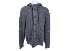 Cárdigan suéter con capucha Banana Republic Heritage para hombre L tejido pesado botón delantero Jersey y Cárdigan y Knitwear de hombre price