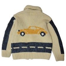 Cárdigan Suéter Kanata Cowichan Tejido Vintage Patrón Coche Usado Para Hombre Talla L Envío Jersey y Cárdigan y Knitwear de hombre price