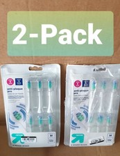 Paquete de 2 cabezales de cepillo de repuesto sónicos profesionales antiplaca - 12ct - arriba y arriba Eléctrico Cepillo de Dientes y Accesorios price