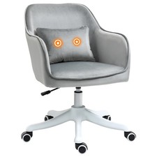Silla de Oficina Vinsetto con Almohada Lumbar Masaje Vibración Eléctrica, Gris Massage Silla price