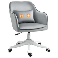 Silla de Oficina Vinsetto con Almohada Lumbar Masaje Vibración Eléctrica, Gris Massage Silla price