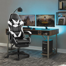 Silla Gaming Oficina Cuero PU Masaje Deporte Carreras Lumbar Reposacabezas Reposapiés Massage Silla price