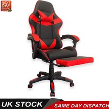 Silla Gaming Oficina Cuero PU Masaje Deporte Carreras Lumbar Reposacabezas Reposapiés Massage Silla price