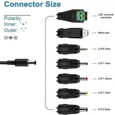 Puntas de cargador universal para computadora portátil de 7 piezas - Juego de conectores adaptadores de enchufe múltiple Portátil Accesorios price