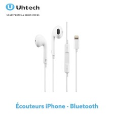 Écouteurs iPhone 7 8 Plus X XR 12 Casque Micro Contrôle volume Bluetooth - Vrac Auriculares price