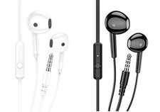 AURICOLARI CON MICROFONO HIFI JACK 3.5 PER SMARTPHONE audio cuffie telefono pc Auriculares price