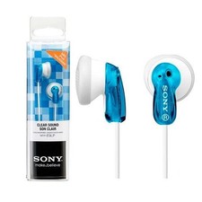Auriculares boton Sony  MDR-E9 azul Cascos Headphones calidad/precio auricular Auriculares price