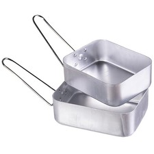 Utensilios De Cocina De La Armada Británica De 2 Piezas De Aluminio Para Camping Camping Cocina price