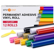 Paquete de rollos de vinilo autoadhesivos permanentes de 12 pulgadas x 5 pies para cortar Dishwasher Vinilo price
